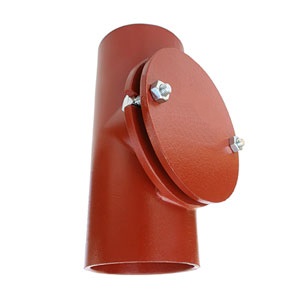 Ревизия чугун SML Ду 100 с круглой крышкой б/растр, DN 100